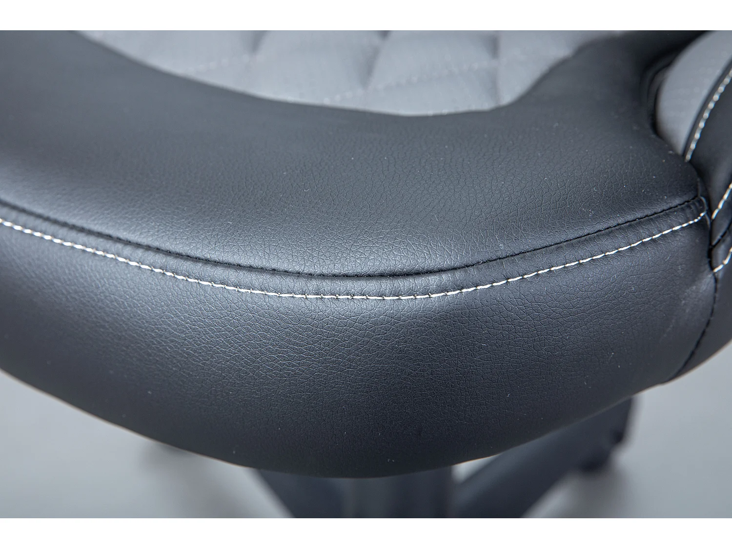 Chaise de Bureau "Viano" 107-117cm Noir & Gris