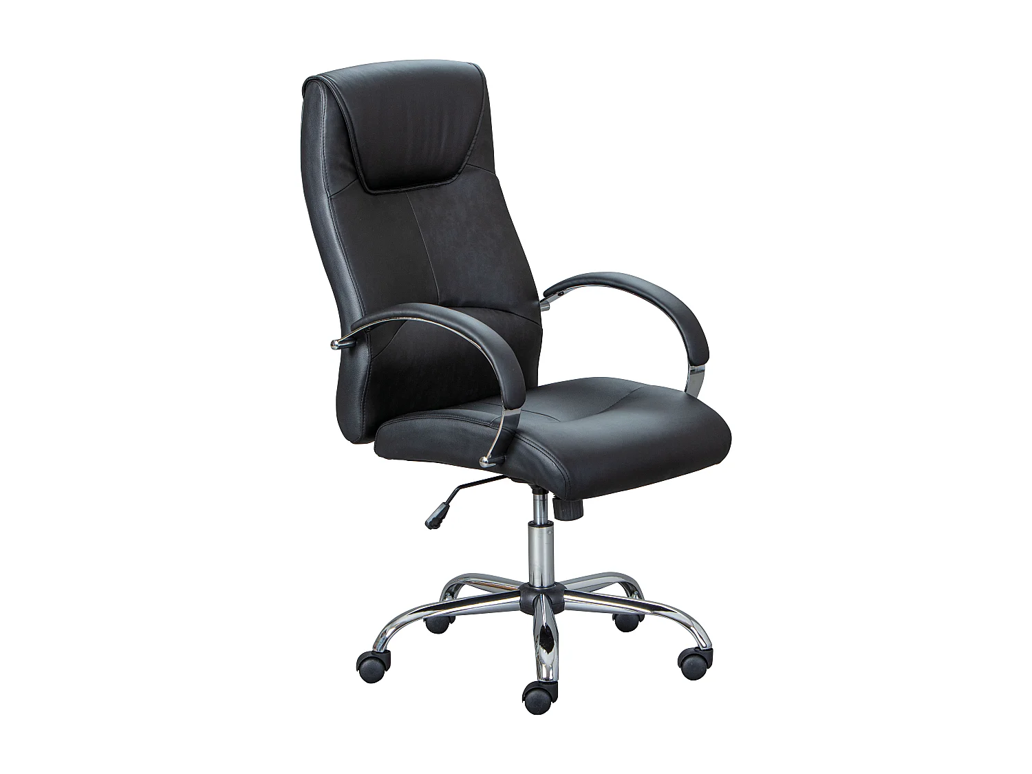 Chaise de Bureau Design "Tobal" 111-119cm Noir