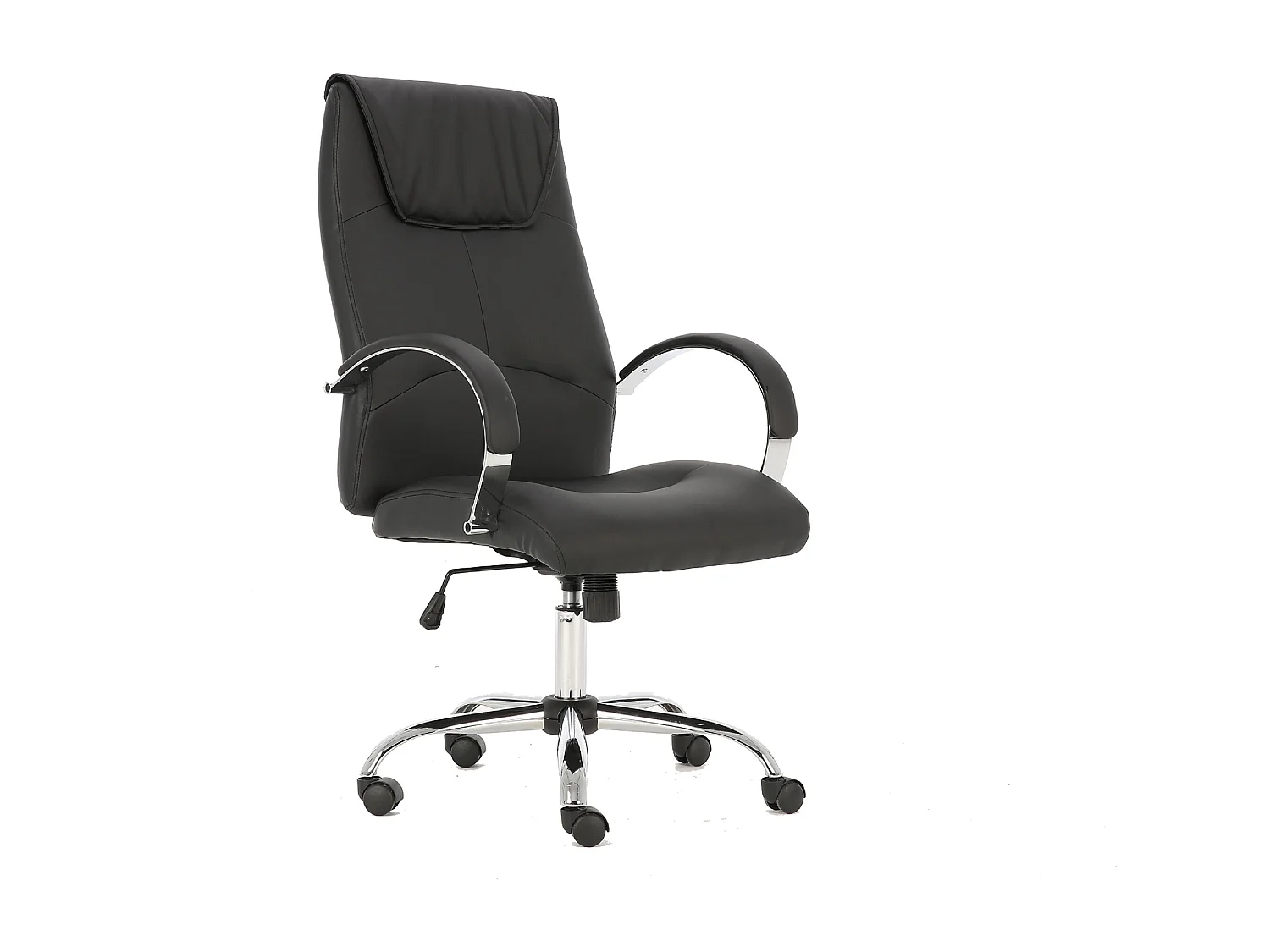 Chaise de Bureau Design "Tobal" 111-119cm Noir