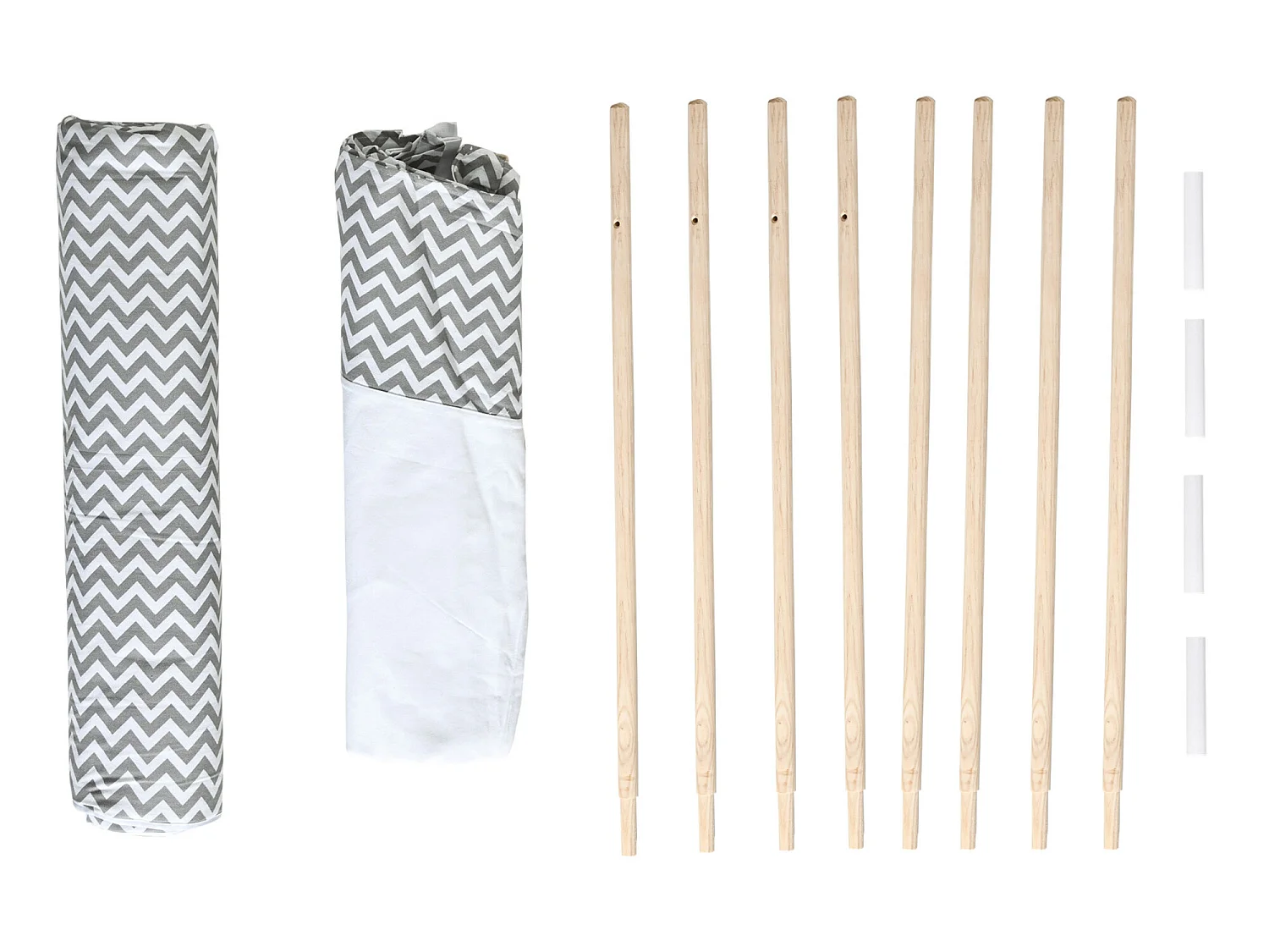 Tienda de campaña infantil gris 120x120x155 cm HOMCOM