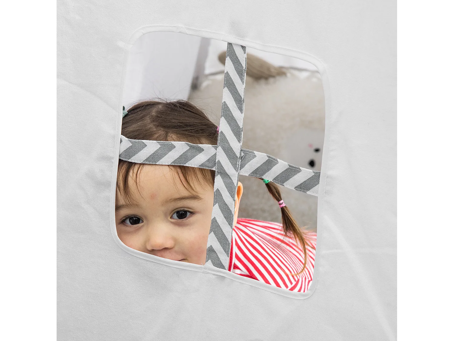 Tienda de campaña infantil gris 120x120x155 cm HOMCOM