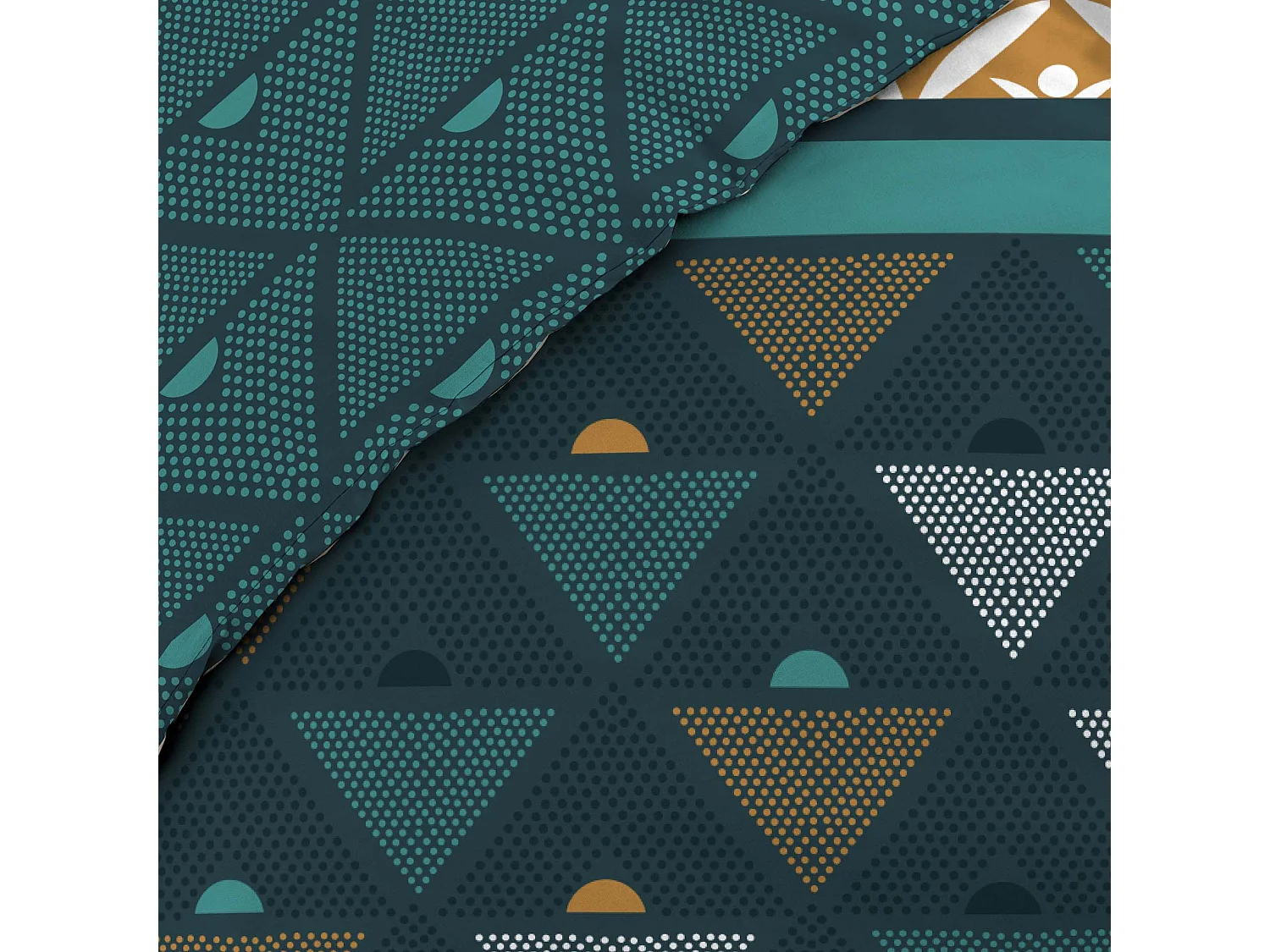 Housse couette + taies 220 x 240 cm Triad