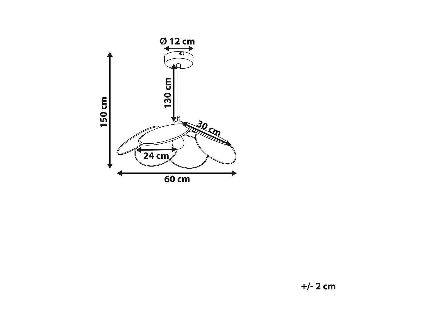 Hanglamp MEROO Papier Natuurlijk