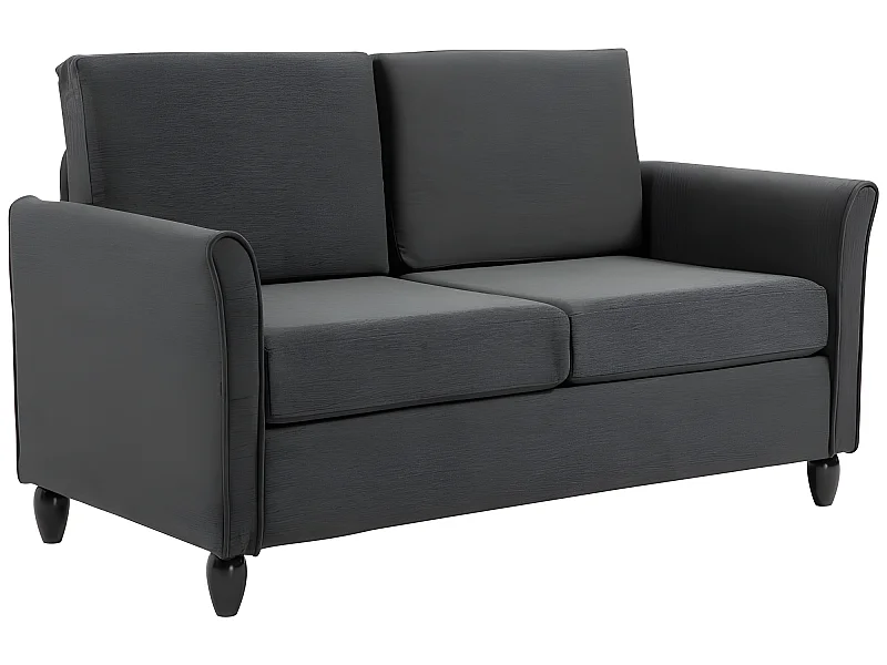 Canapé 2 places ZAMORA gris