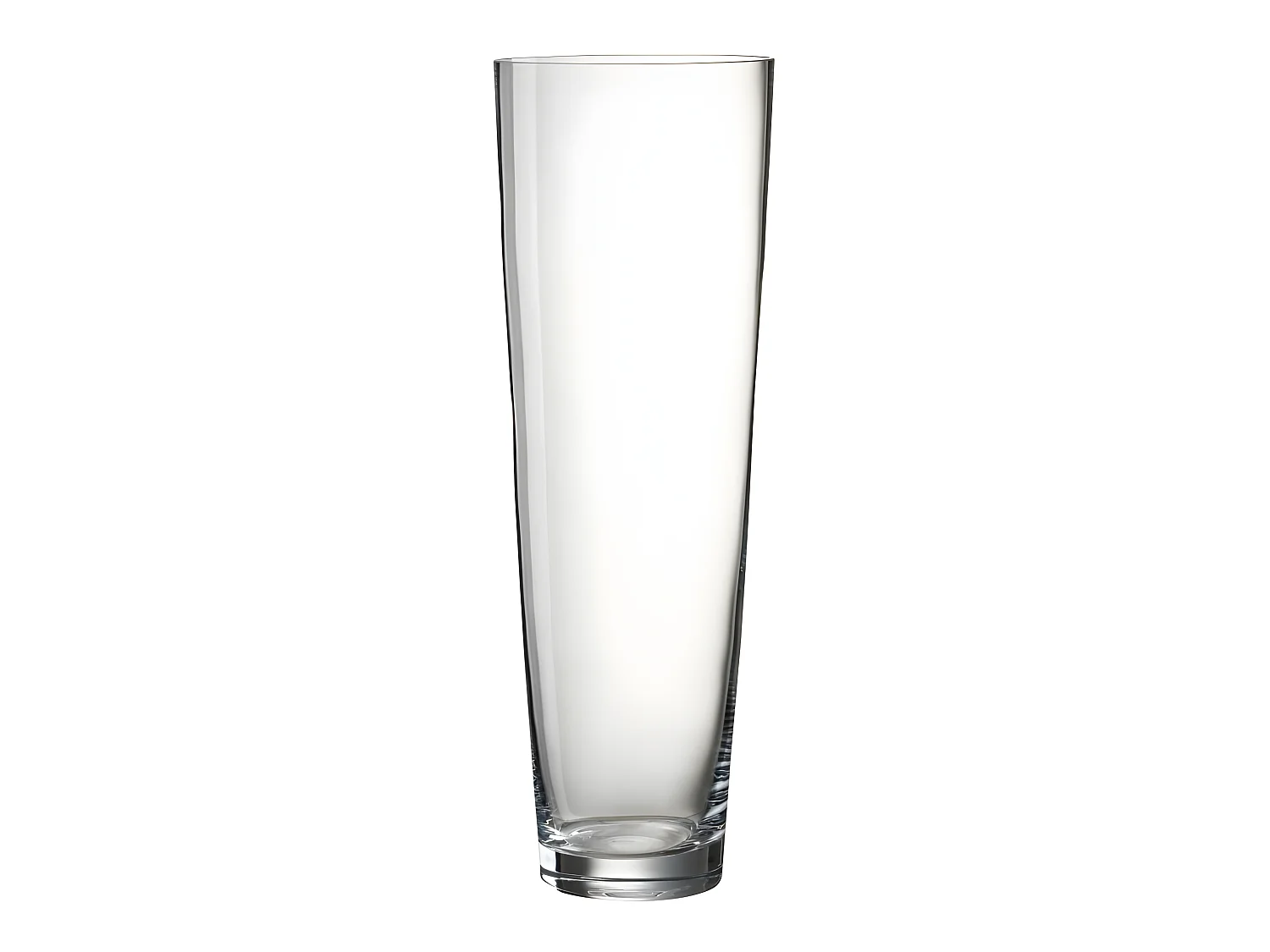 Vaso in vetro trasparente 17.5*17.5*50 cm