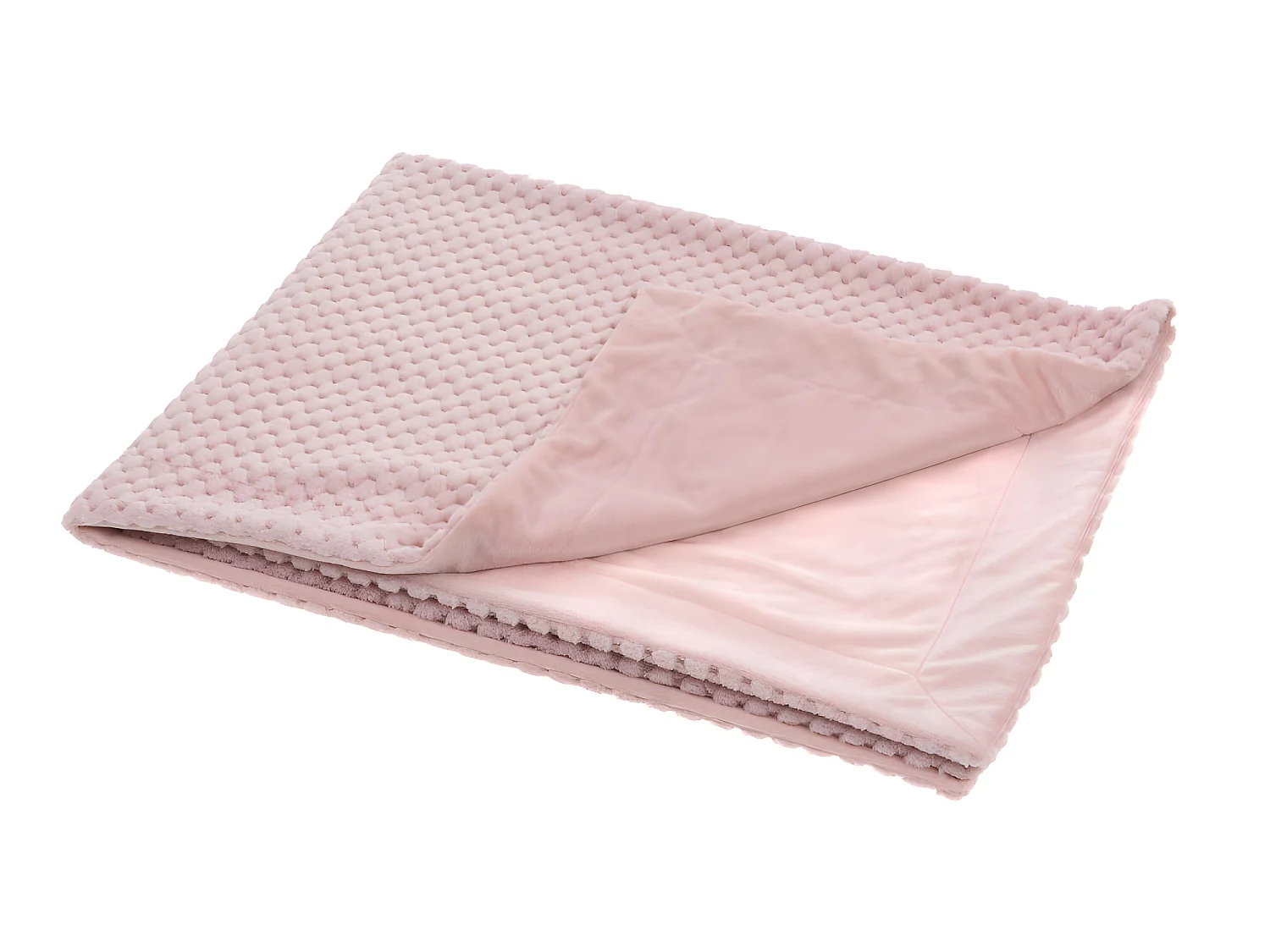 Plaid enfant rétro rose100x75 cm