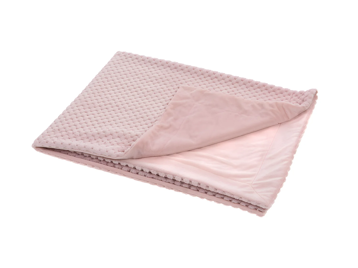 Plaid enfant rétro rose100x75 cm
