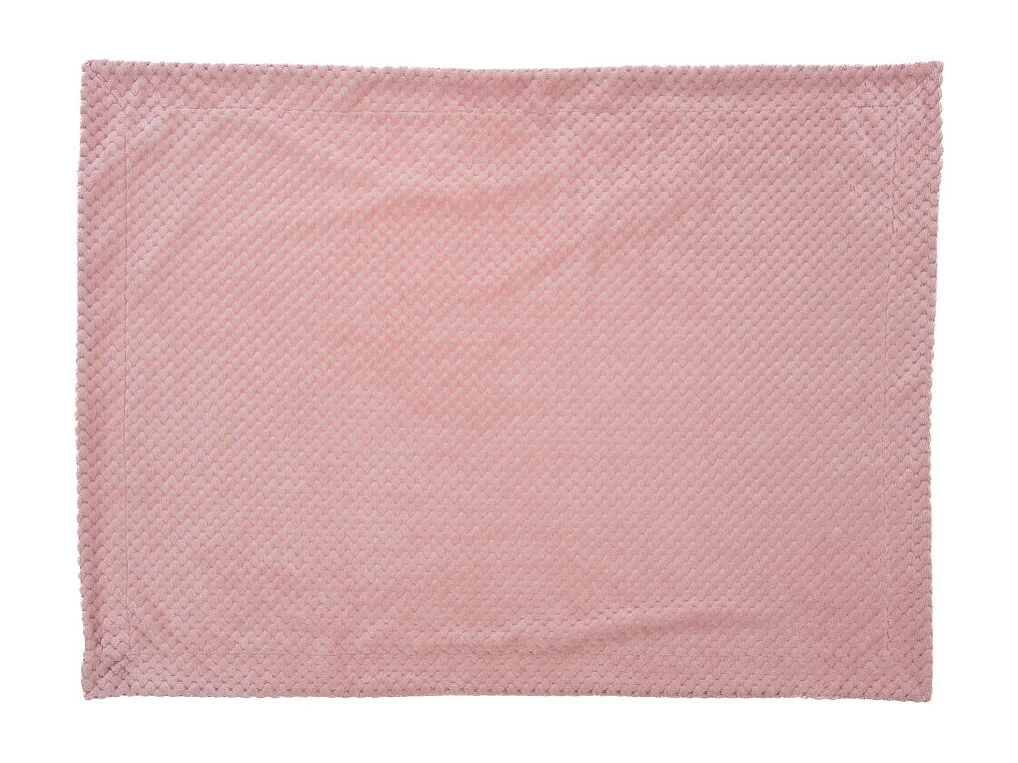 Plaid enfant rétro rose100x75 cm