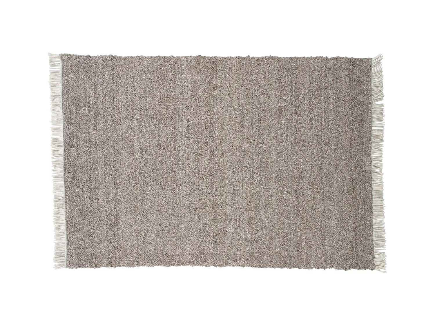 Tapis Déco en Laine "Betina" 160x230cm Marron