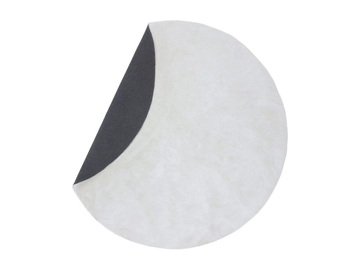 Tapis Rond Uni "Blanca" 200cm Blanc