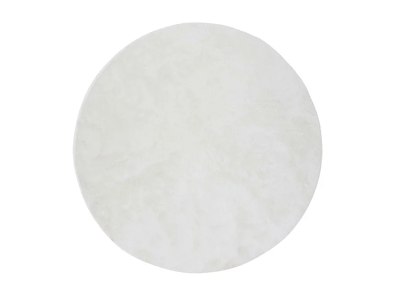 Tapis Rond Uni "Blanca" 200cm Blanc