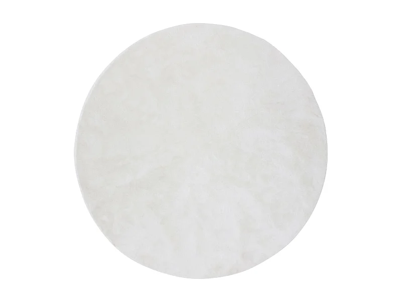 Tapis Rond Uni "Blanca" 200cm Blanc