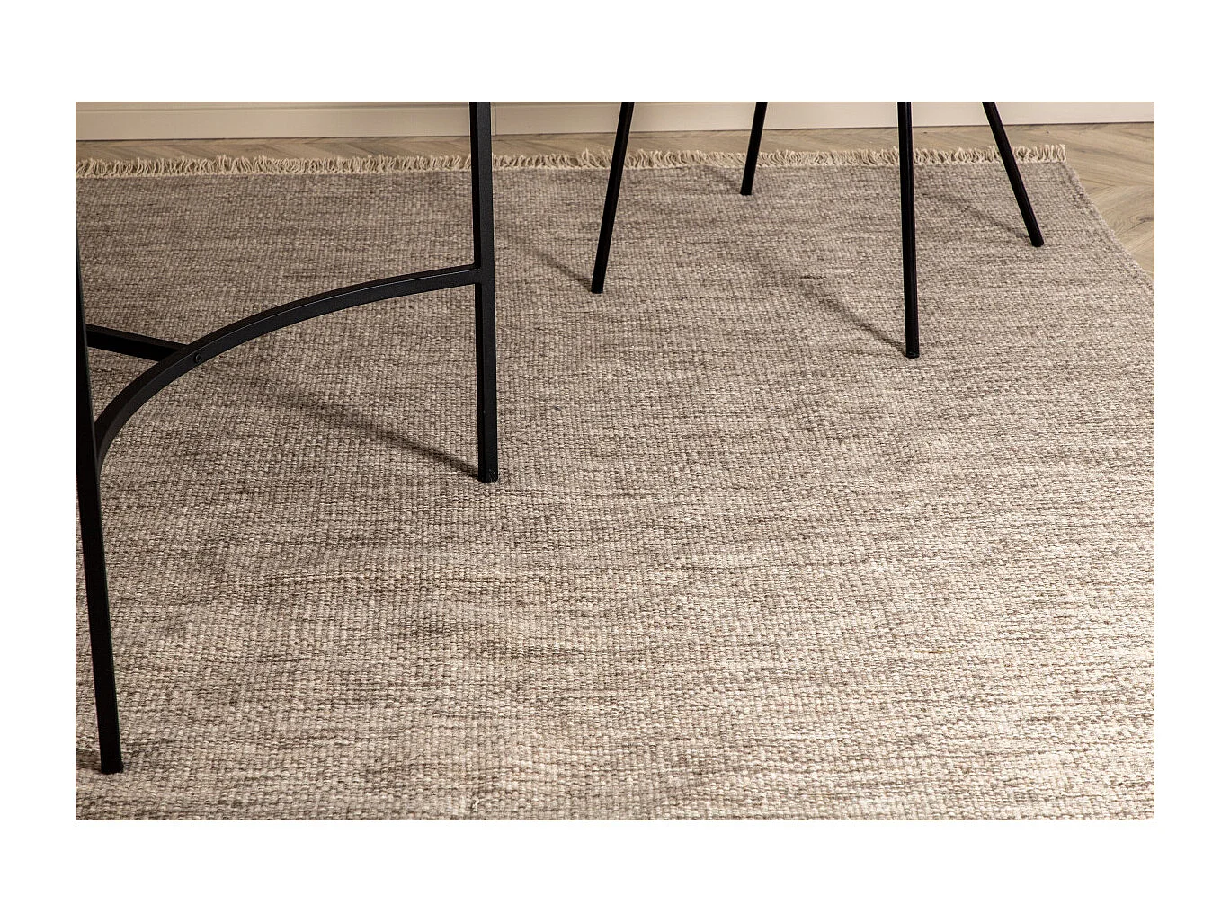Tapis Déco en Laine "Cyrus" 200x300cm Beige