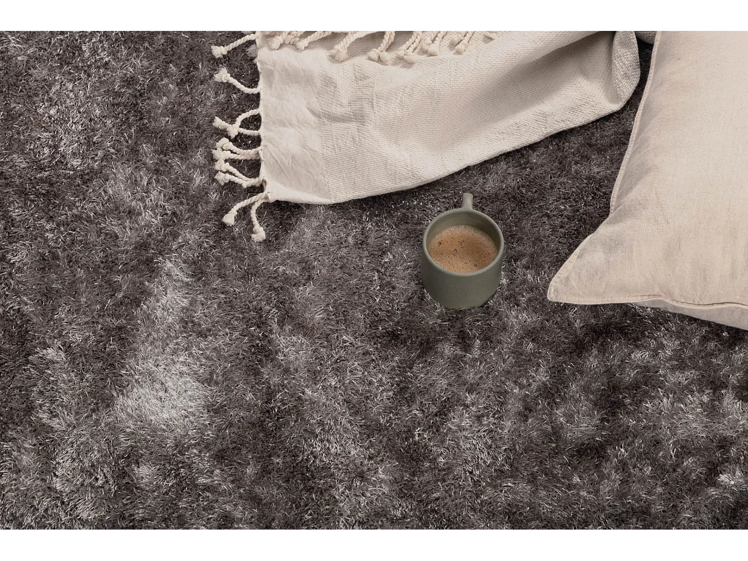 Tapis Rond "Mattis" 200cm Gris