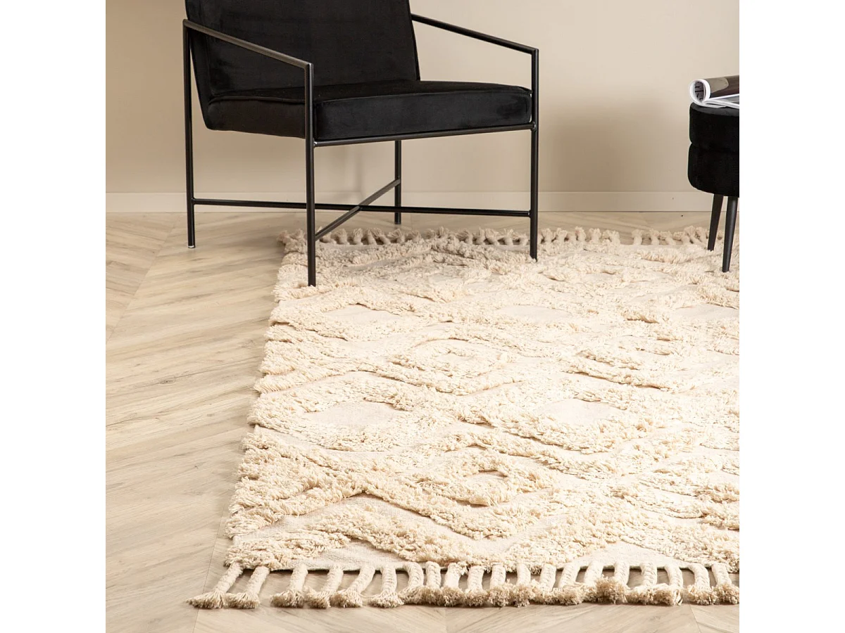 Tapis Design "Hilma" 160x230cm Beige