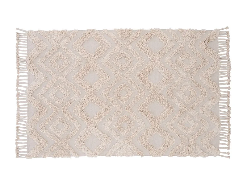 Hilma vloerkleed 230x160 cm katoen naturel.