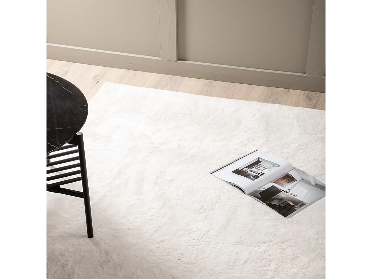 Tapis Design "Nina" 200x300cm Blanc