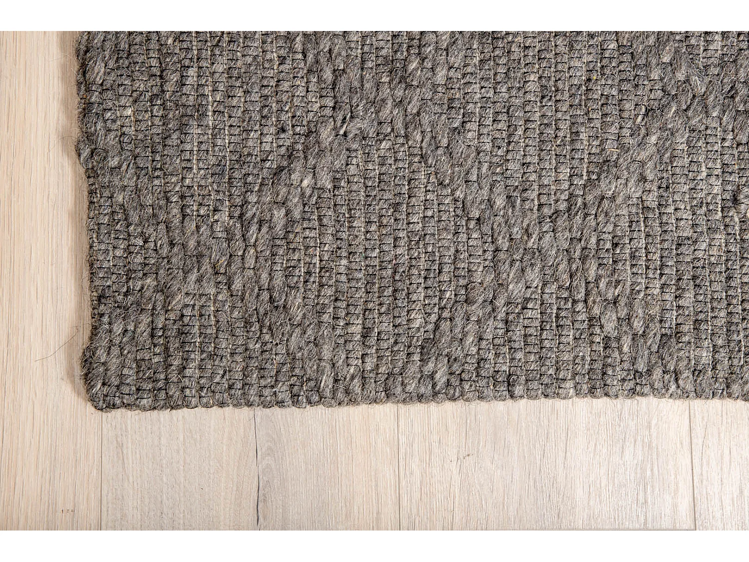 Cloudy vloerkleed 300x200 cm wol grijs.