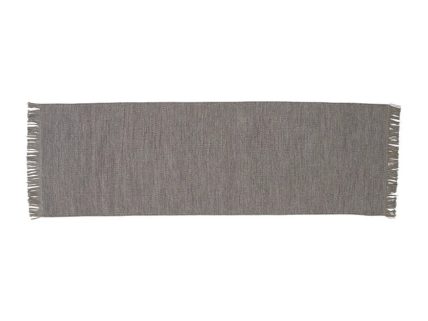 Tapis Design en Laine "Cyrus" 80x250cm Gris