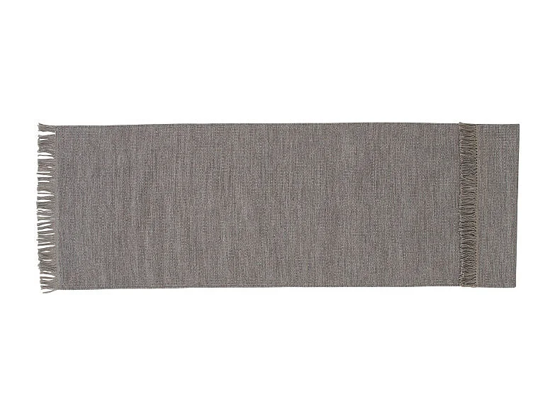 Tapis Design en Laine "Cyrus" 80x250cm Gris