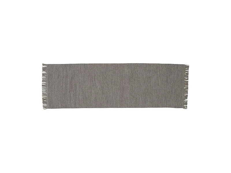 Tapis Design en Laine "Cyrus" 80x250cm Gris