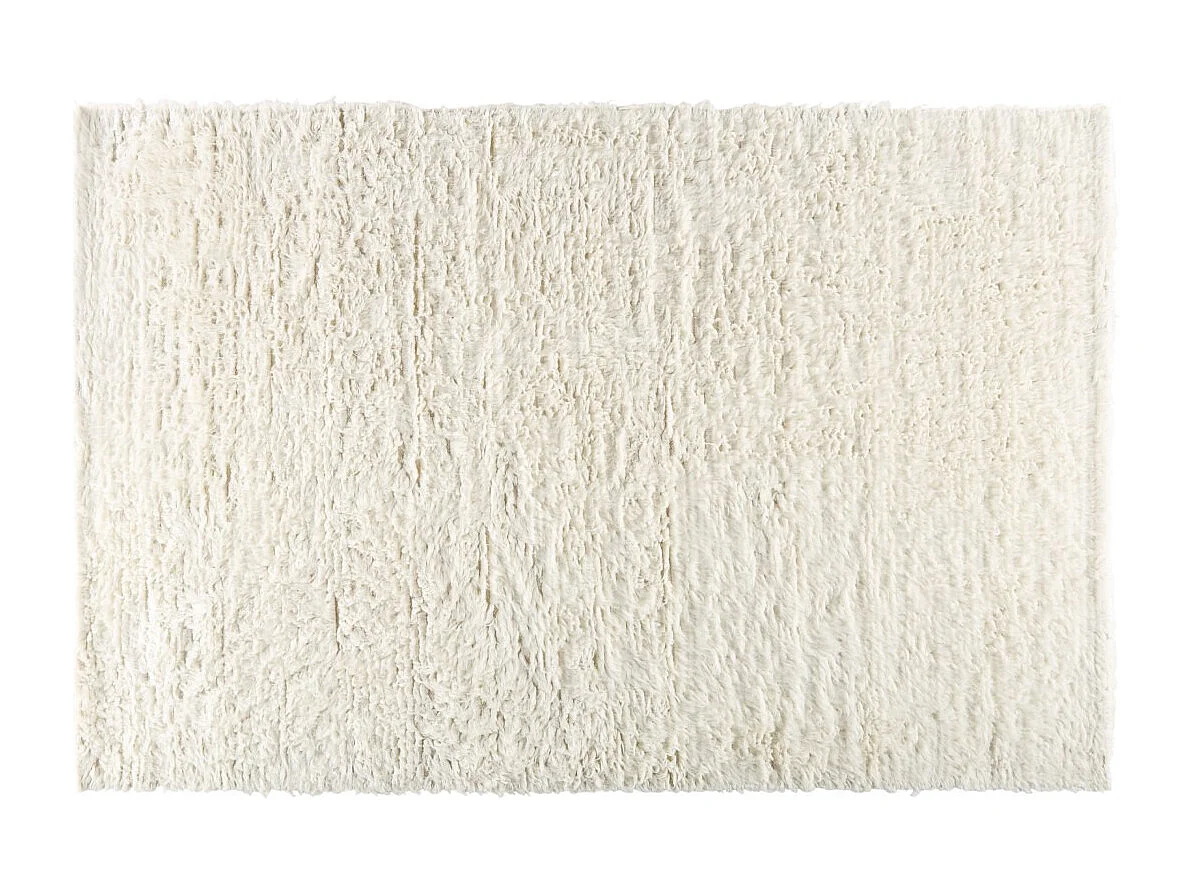 Tapis Rectangulaire en Laine "Leiko" 160x230cm Naturel