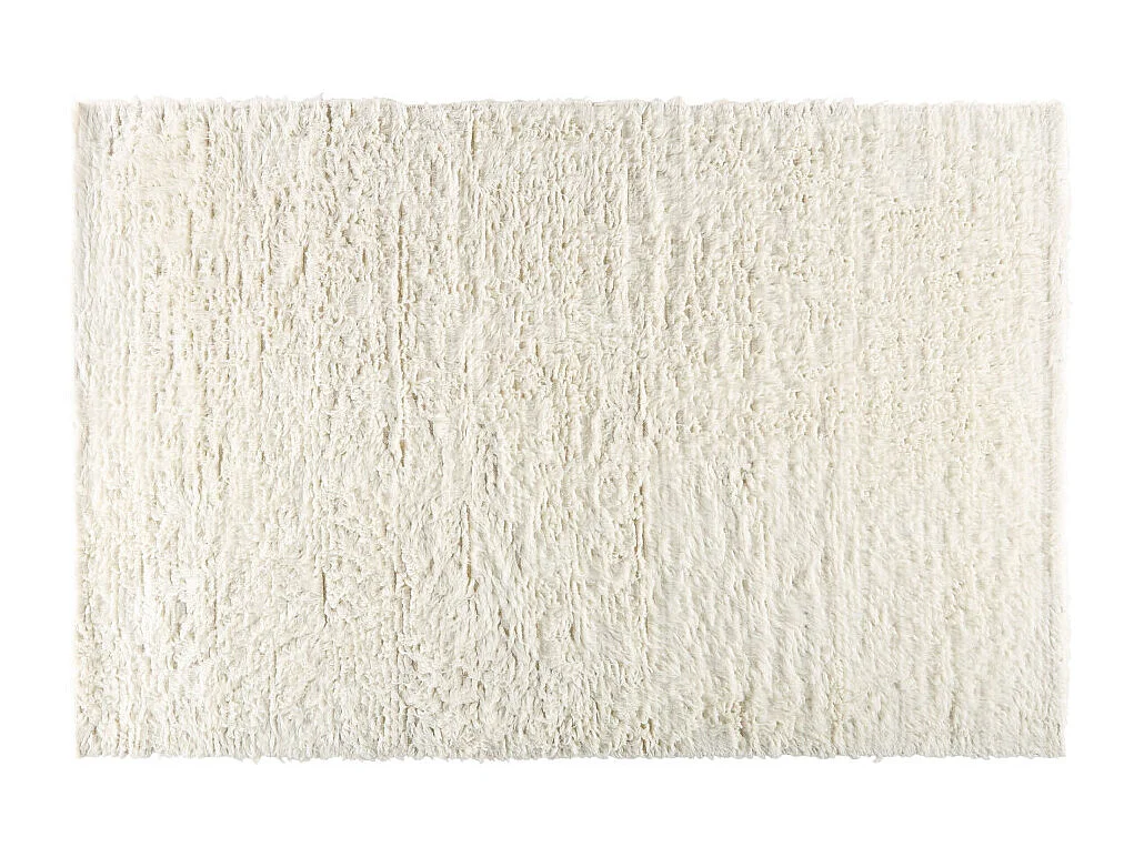 Tapis Rectangulaire en Laine "Leiko" 160x230cm Naturel