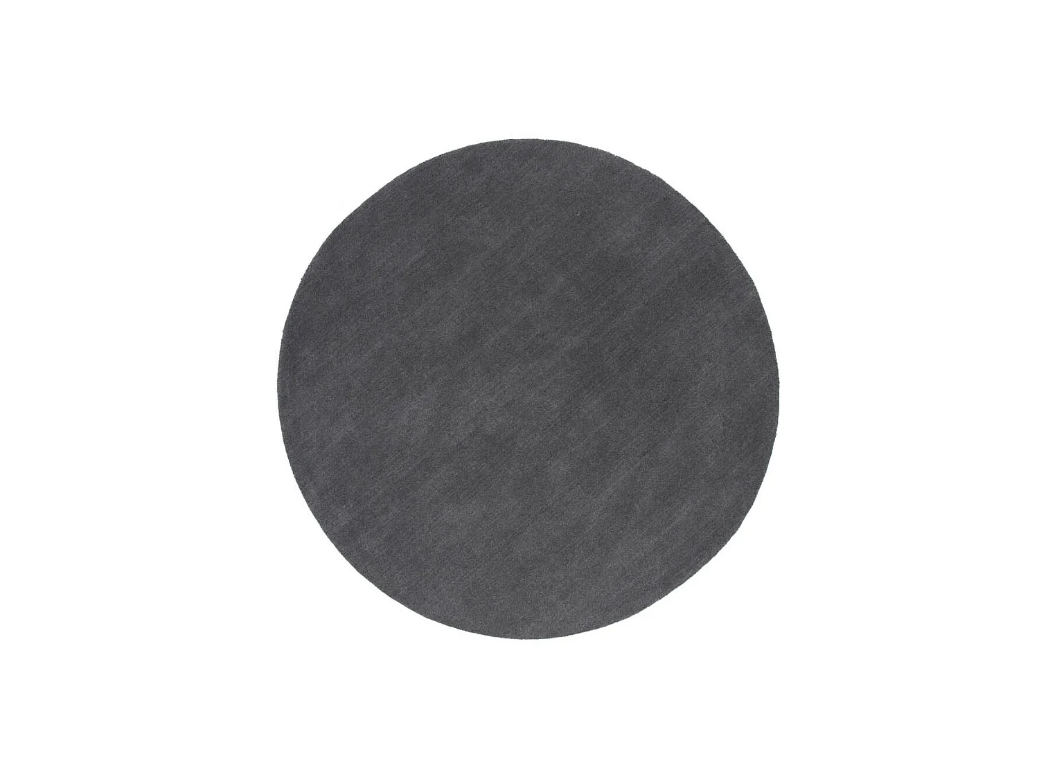 Tapis Déco Rond en Laine "Ulla" 200cm Gris Foncé