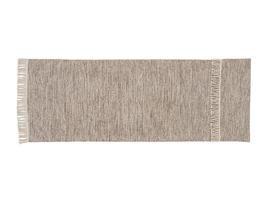Tapis Design en Laine "Cyrus" 80x250cm Beige