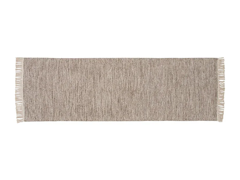 Tapis Design en Laine "Cyrus" 80x250cm Beige