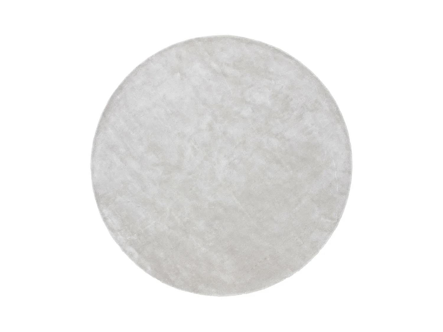 Tapis Déco Rond "Indra" 200cm Argent