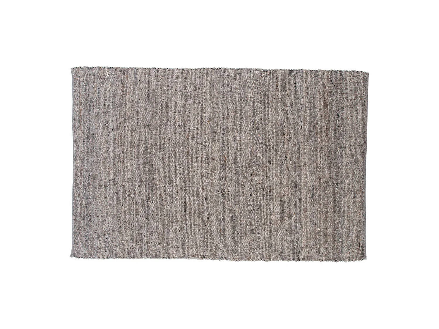 Tapis Déco en Laine "Loump" 160x230cm Gris & Beige