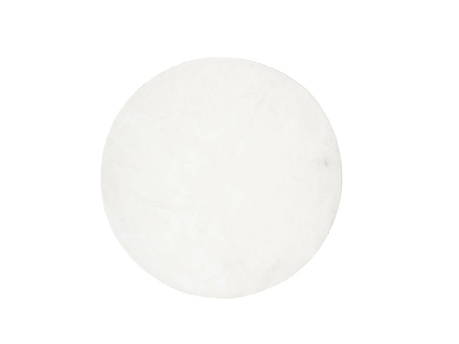 Tapis Déco Rond "Undra" 200cm Blanc