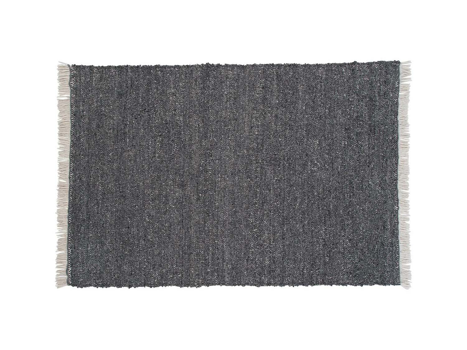 Tapis Déco en Laine "Betina" 160x230cm Gris