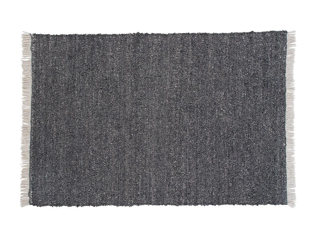 Tapis Déco en Laine "Betina" 160x230cm Gris