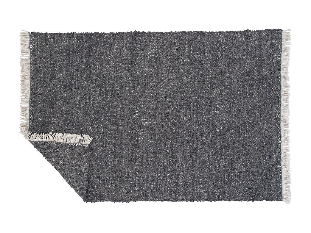 Tapis Déco en Laine "Betina" 160x230cm Gris