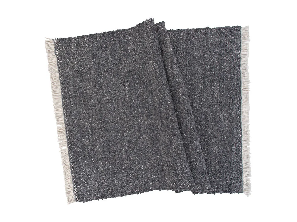 Tapis Déco en Laine "Betina" 160x230cm Gris