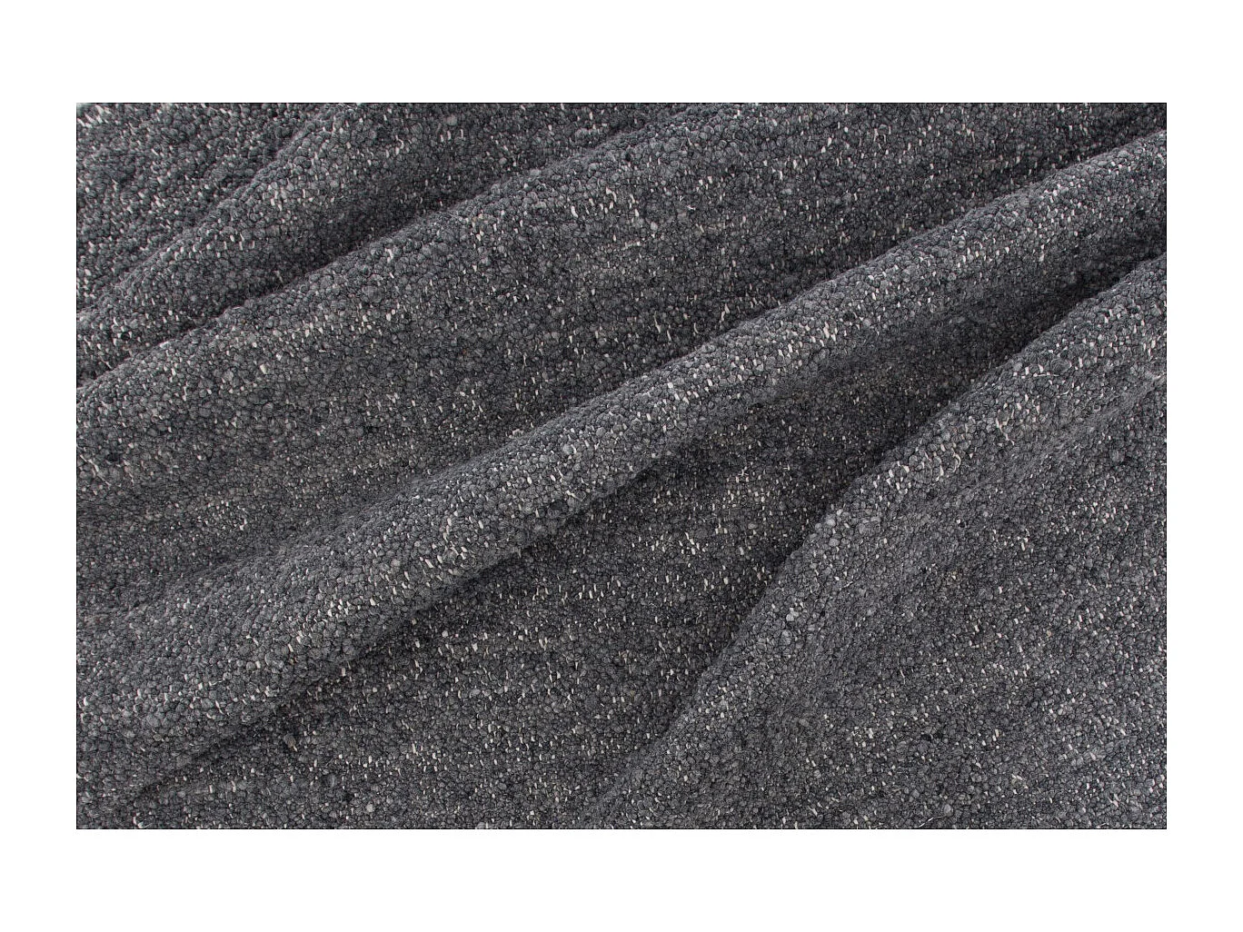 Tapis Déco en Laine "Betina" 160x230cm Gris