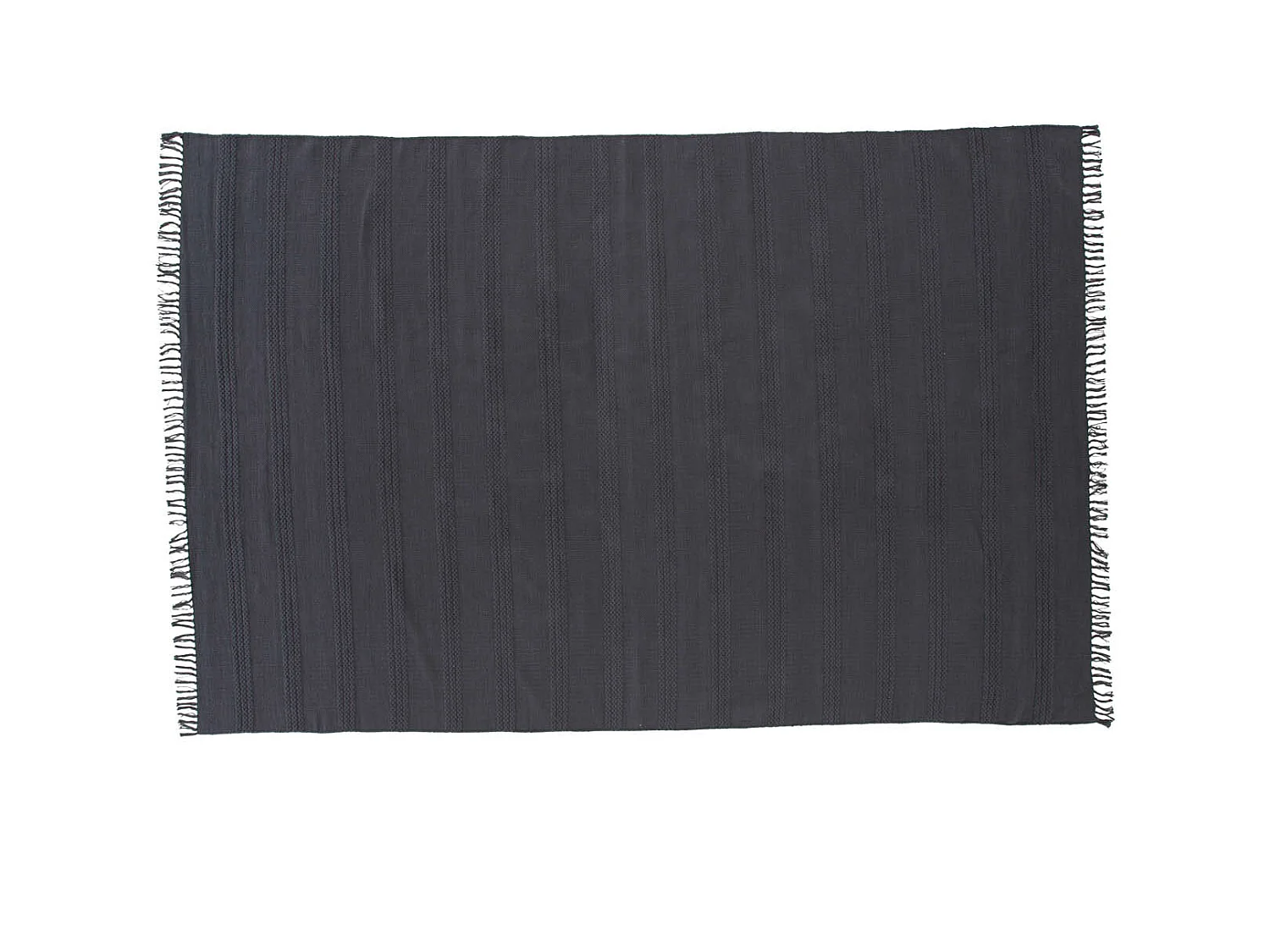 Nico vloerkleed 300x200 cm katoen grijs.