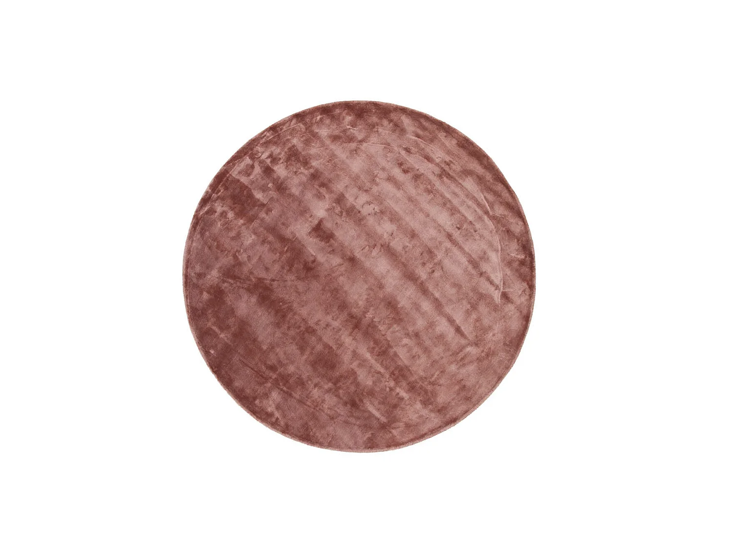 Tapis Déco Rond "Indra" 200cm Rose Poudré