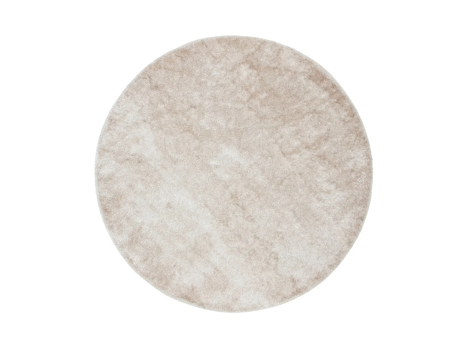 Mattis vloerkleed Ø200 cm polyester beige.