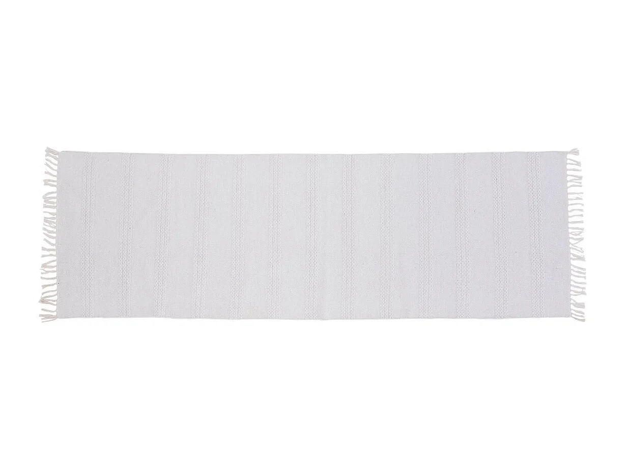 Tapis Déco "Nico" 80x250cm Blanc Cassé