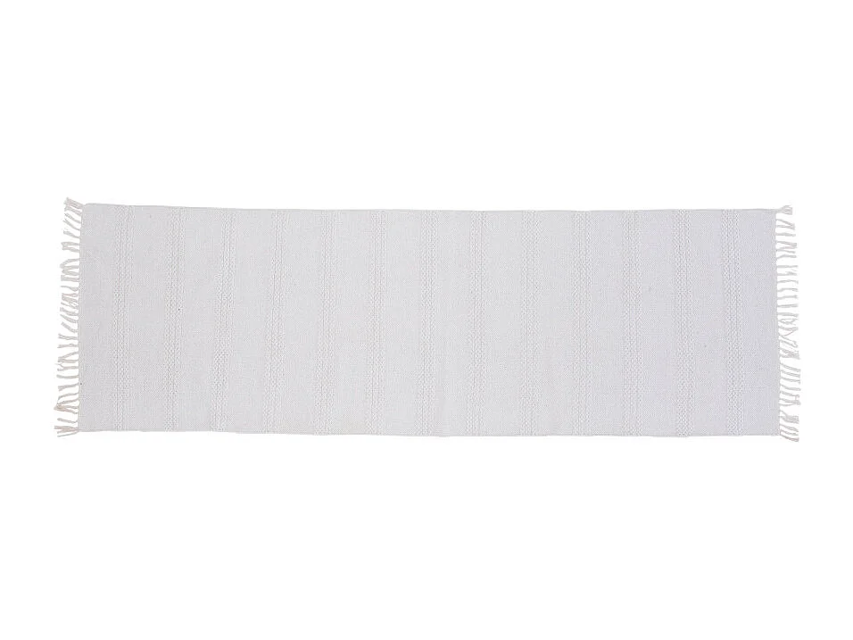 Tapis Déco "Nico" 80x250cm Blanc Cassé