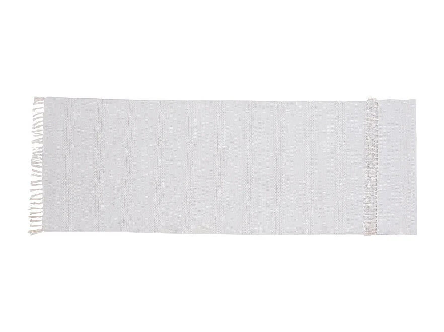 Tapis Déco "Nico" 80x250cm Blanc Cassé