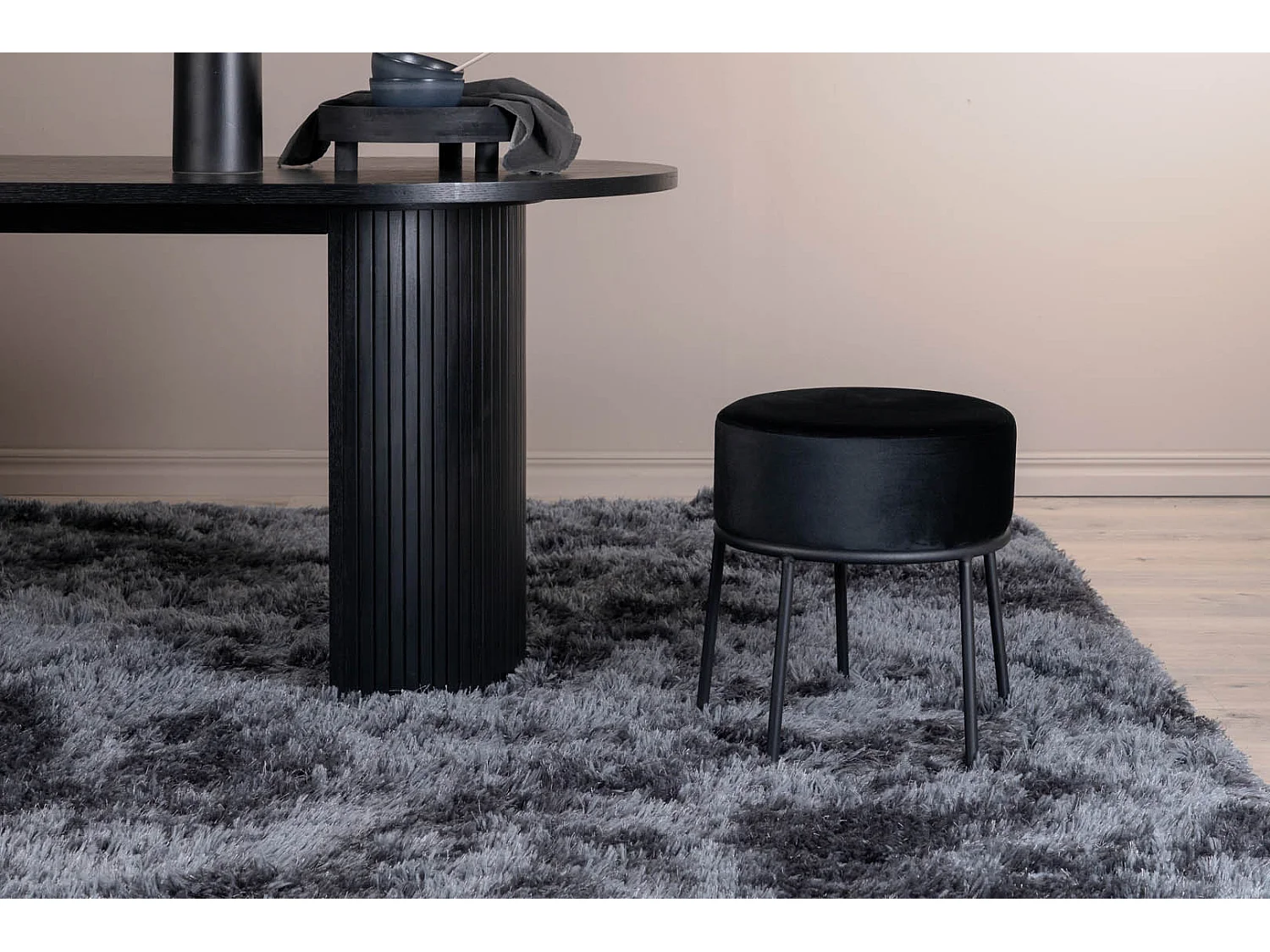 Tapis Déco "Grace" 200x300cm Gris