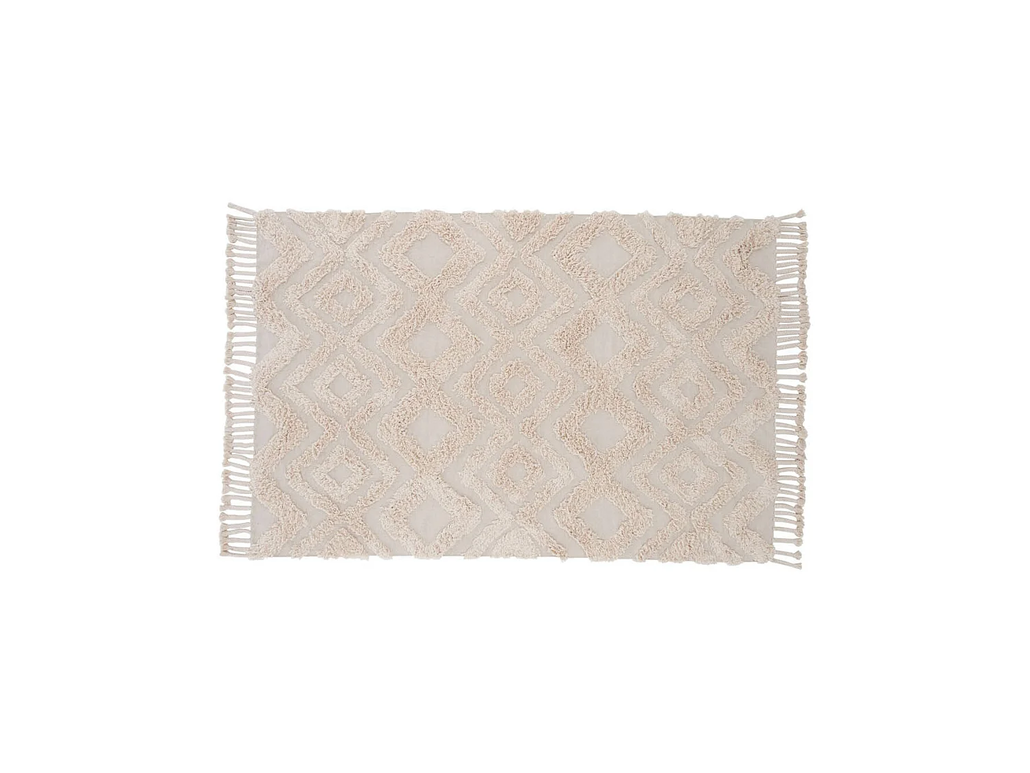 Tapis Déco Tufté "Hilma" 200x300cm Beige