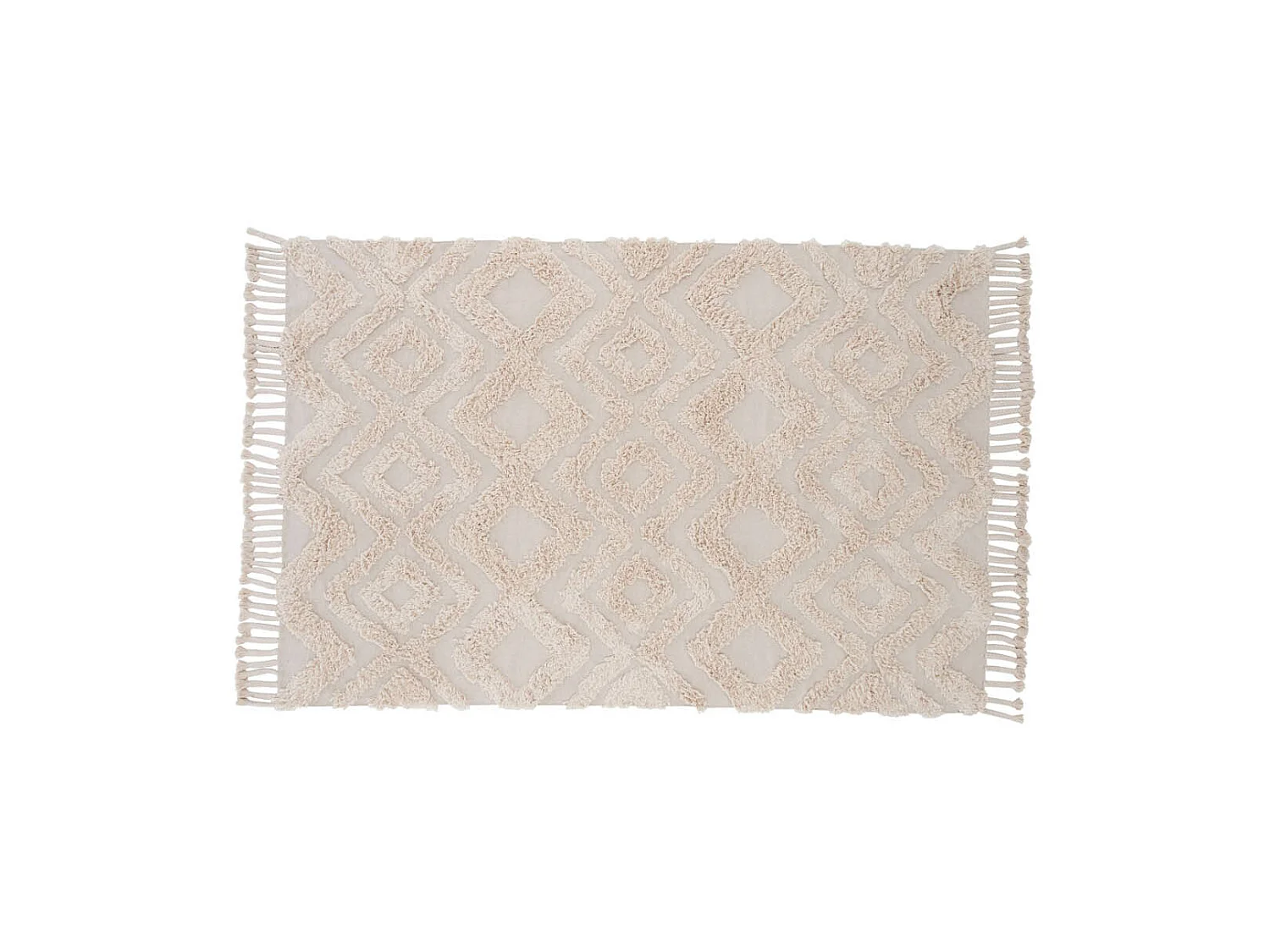 Tapis Déco Tufté "Hilma" 200x300cm Beige