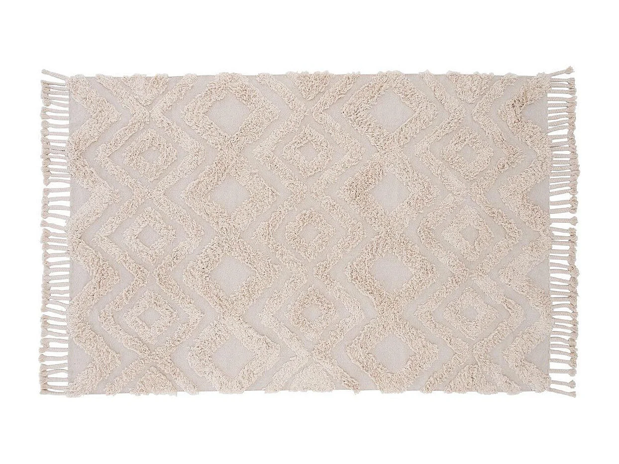 Tapis Déco Tufté "Hilma" 200x300cm Beige