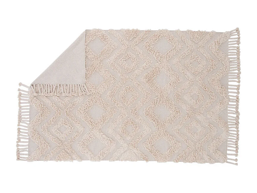 Tapis Déco Tufté "Hilma" 200x300cm Beige