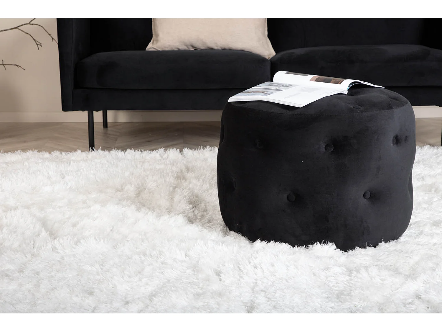 Grace Teppich 300x200 cm Polyester weiß.